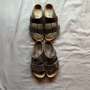 Birkenstock Arizona Brown Leather Sandals